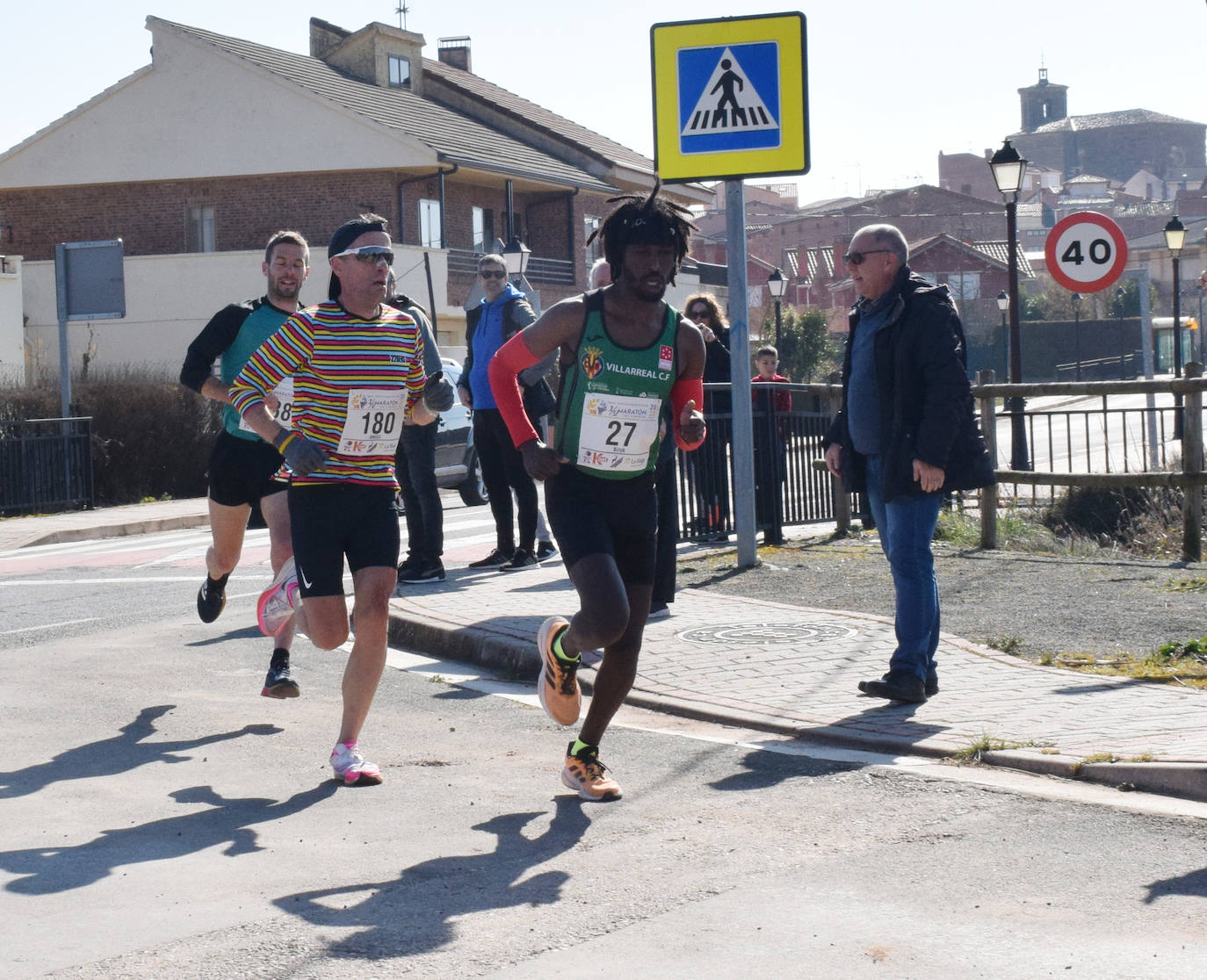 Fotos: El najerino David Martínez se impone en la Media Maratón del Camino