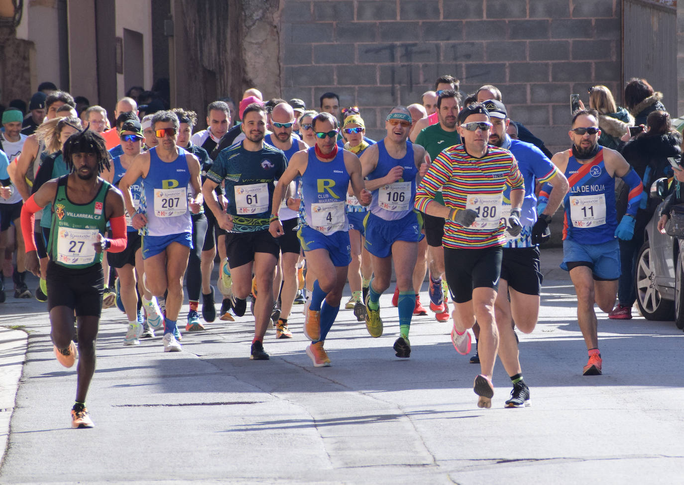 Fotos: El najerino David Martínez se impone en la Media Maratón del Camino