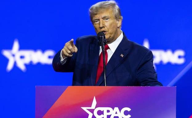 Donald Trump participó el pasado fin de semana en la Conferencia de Acción Política Conservadora.