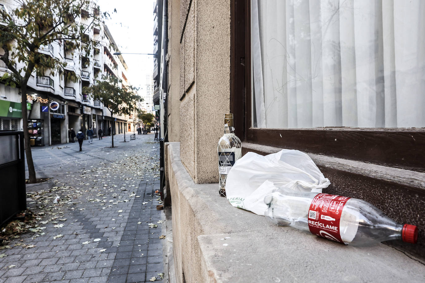 Así ha amanecido Logroño tras la celebración de Nochevieja