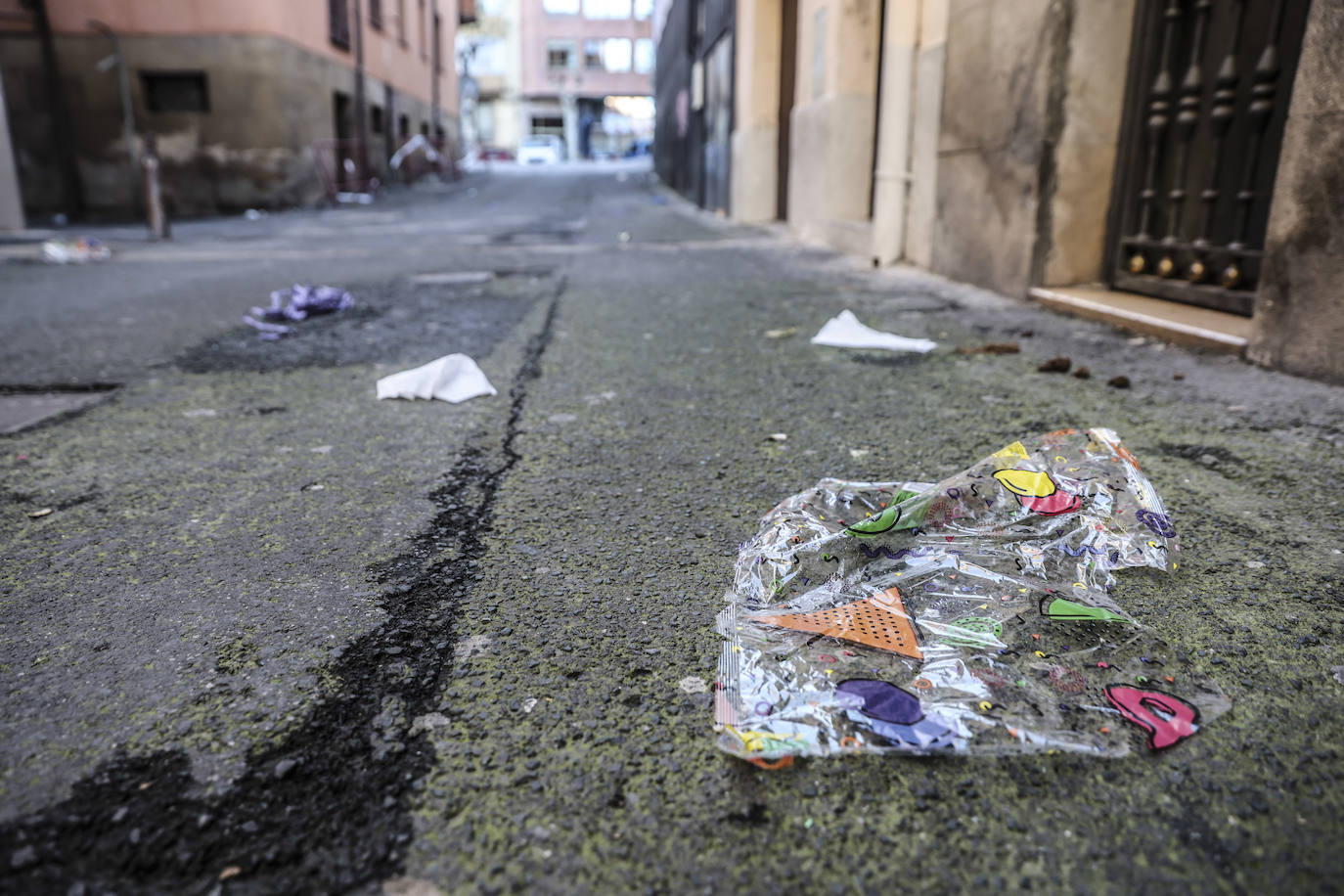 Así ha amanecido Logroño tras la celebración de Nochevieja