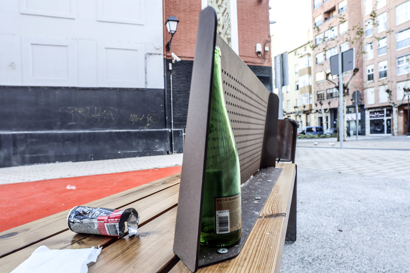 Así ha amanecido Logroño tras la celebración de Nochevieja