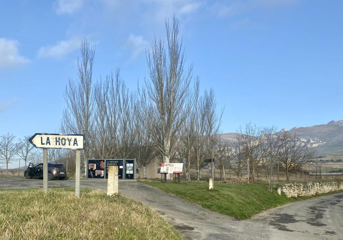 Zona de La Hoya en las inmediaciones de Laguardia.