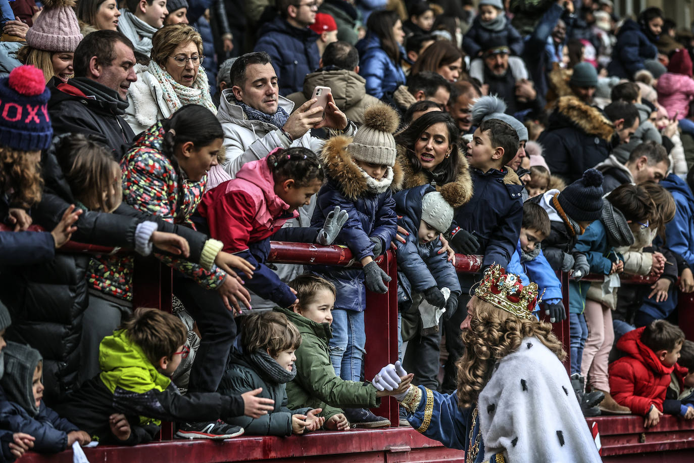La llegada de los Reyes Magos, en imágenes