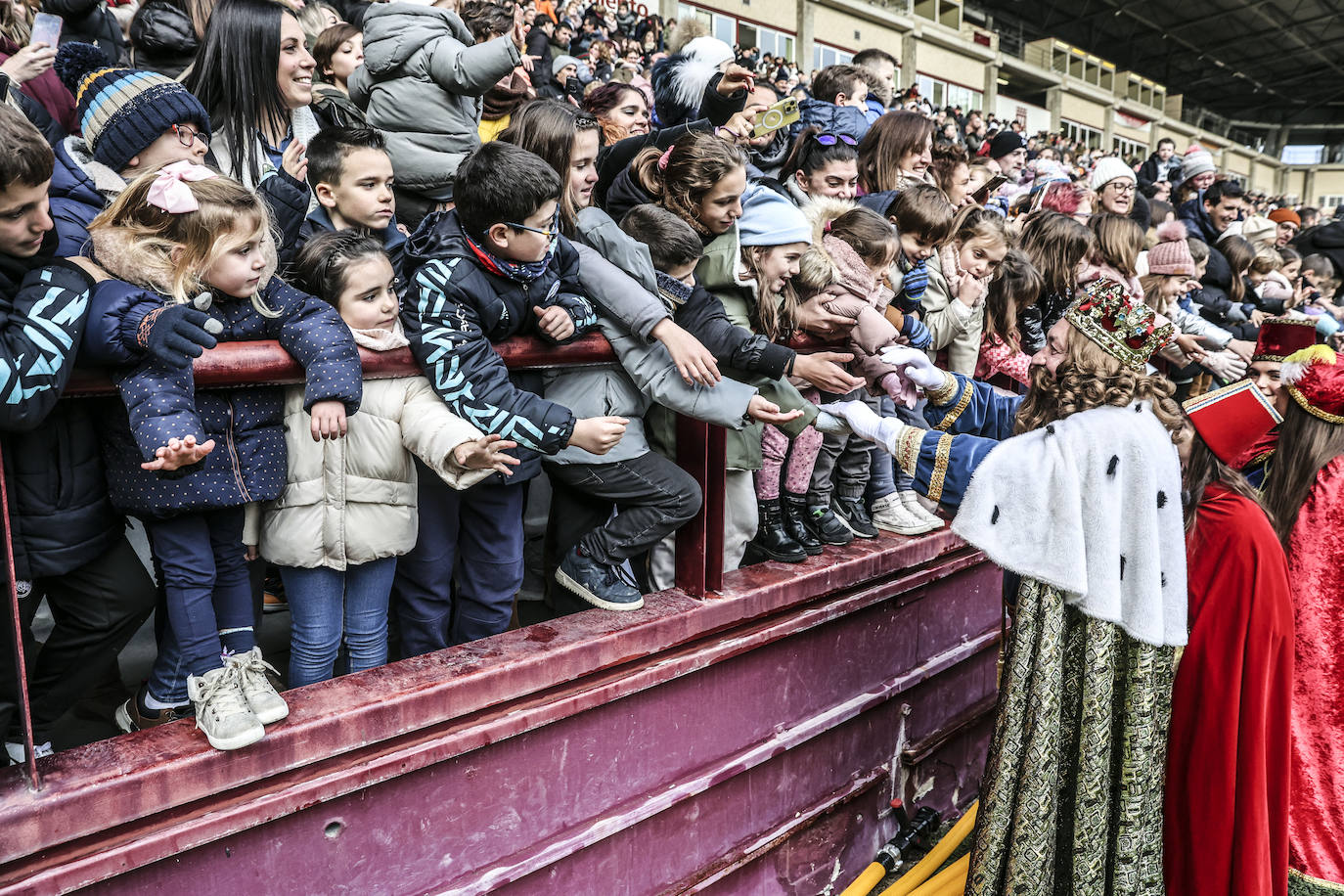 La llegada de los Reyes Magos, en imágenes