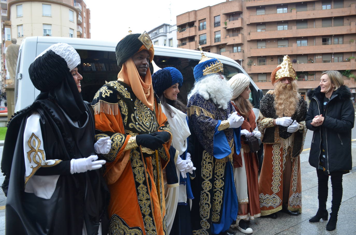 Los niños de Calahorra, con los Reyes Magos