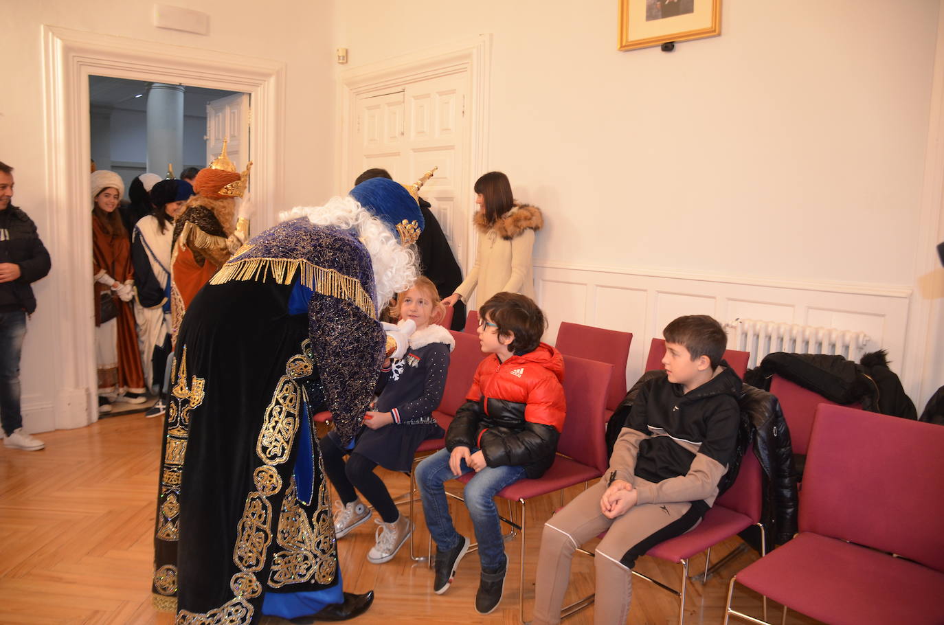 Los niños de Calahorra, con los Reyes Magos