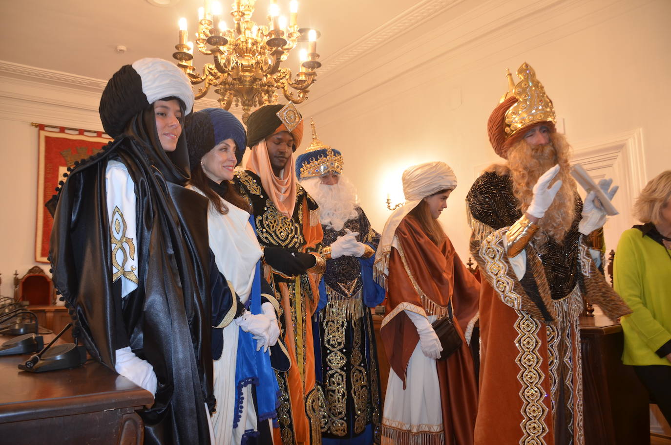 Los niños de Calahorra, con los Reyes Magos