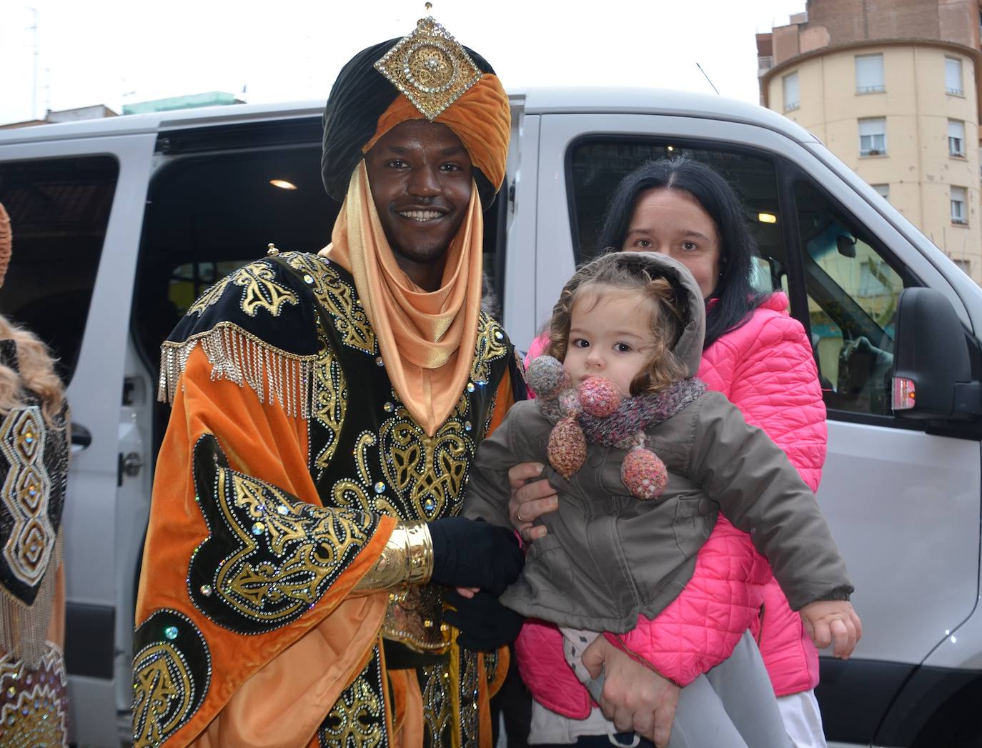 Los niños de Calahorra, con los Reyes Magos