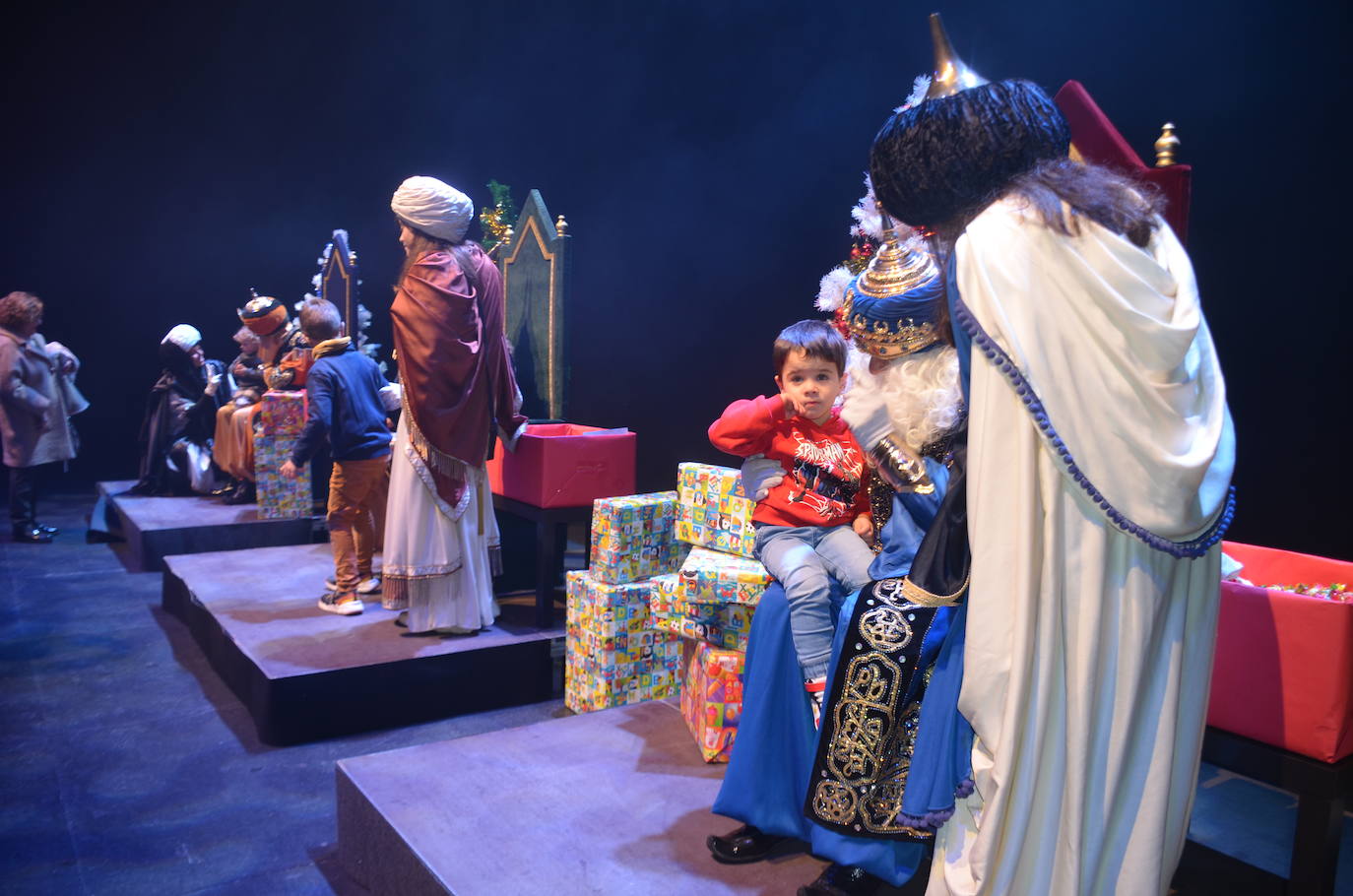 Los niños de Calahorra, con los Reyes Magos