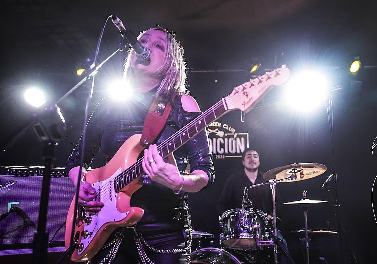 Aurora Beltrán, en la Sala Fundición.