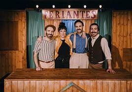 Diego Solloa, Izaskun Fernández, Julián Sáenz y Álex López.