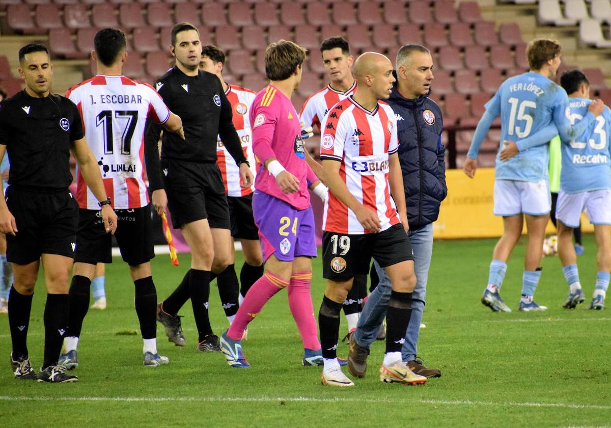 Toni García, tras la derrota ante el Celta B en Las Gaunas.