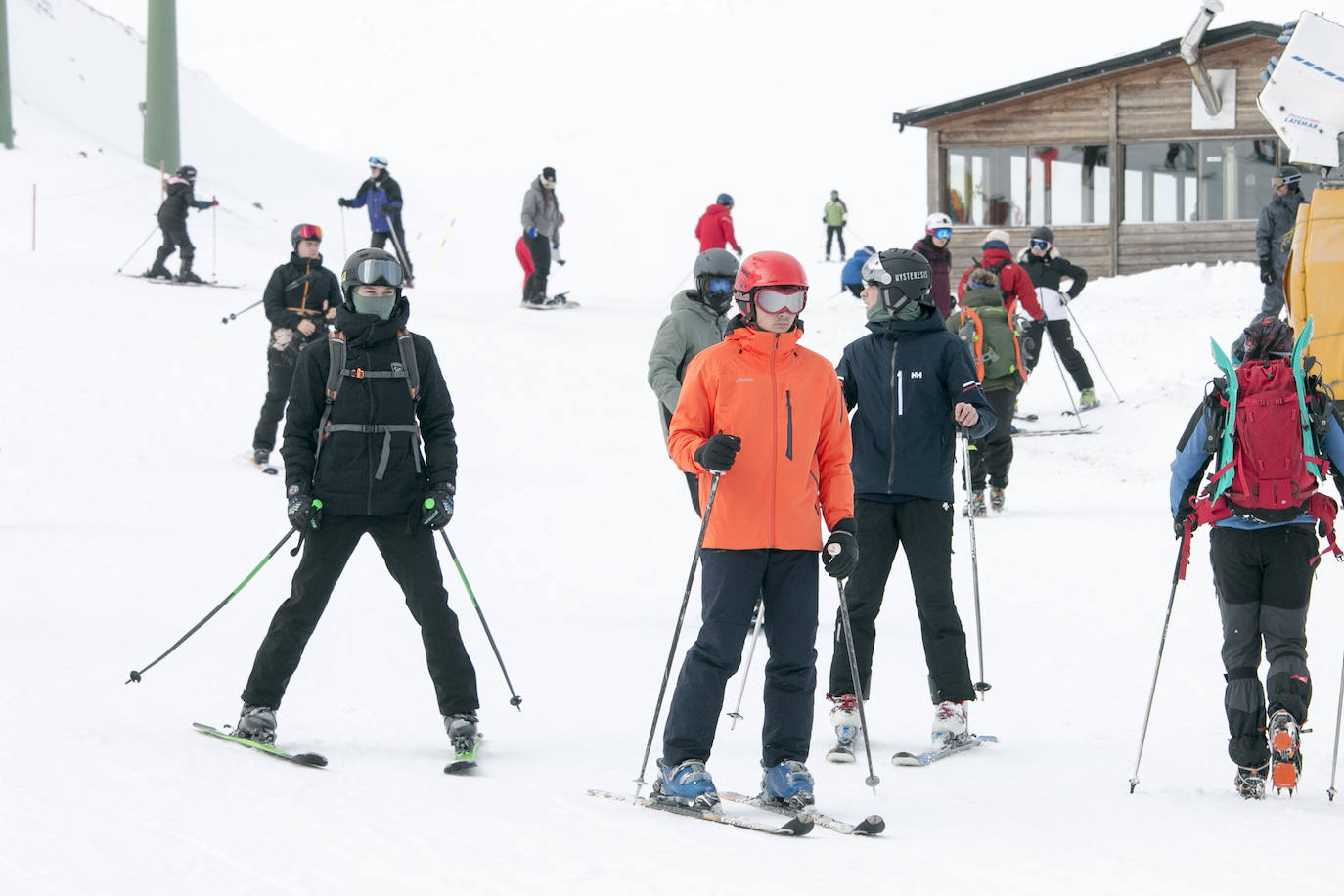 Valdezcaray se llena de esquiadores