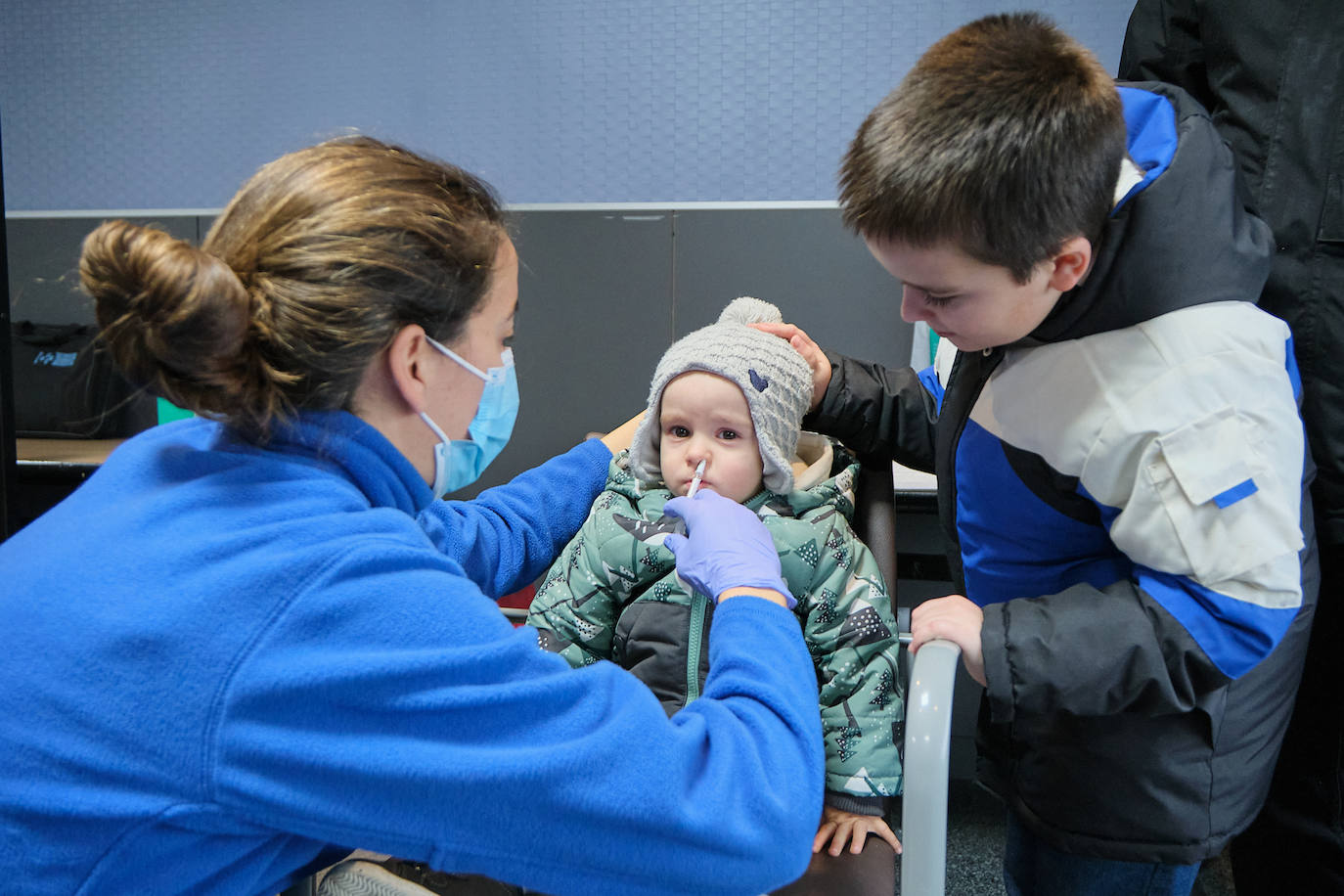 Vacunación contra la gripe a niños en el CIBIR