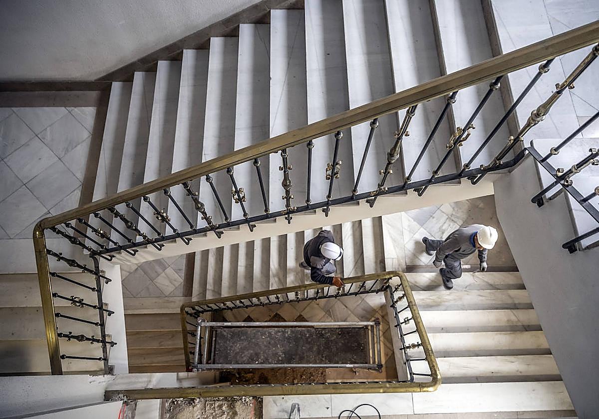 Imagen principal - Chequeo para la nueva vida del viejo Palacio de Justicia