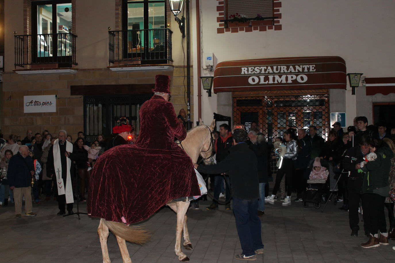 Las imágenes de la bendición de San Antón y el sermón de Nájera