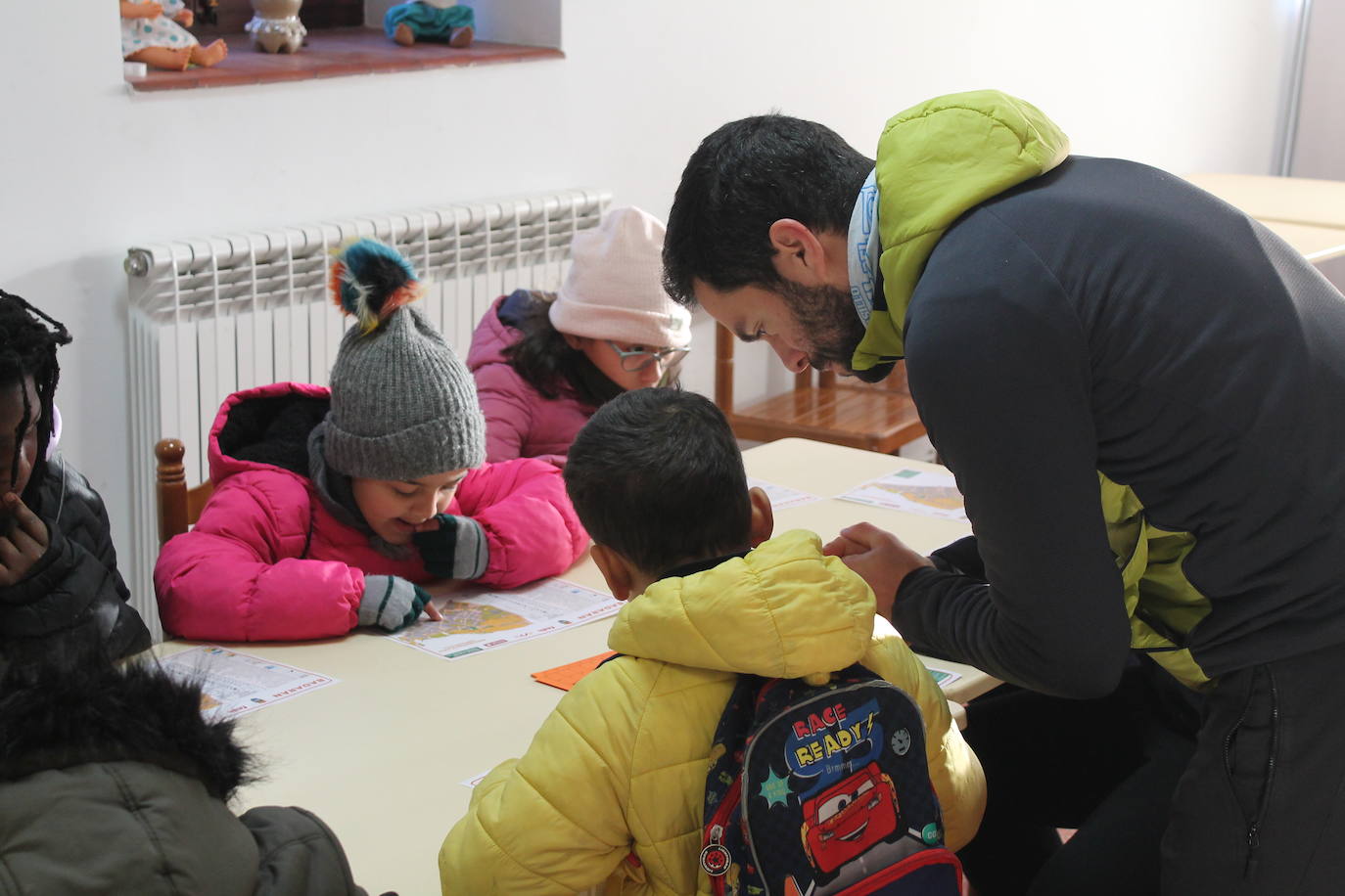 Carrera infantil de orientación en Badarán