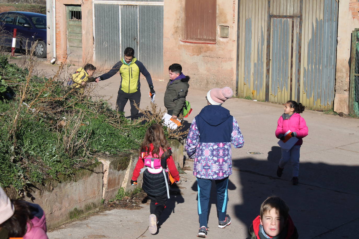 Carrera infantil de orientación en Badarán