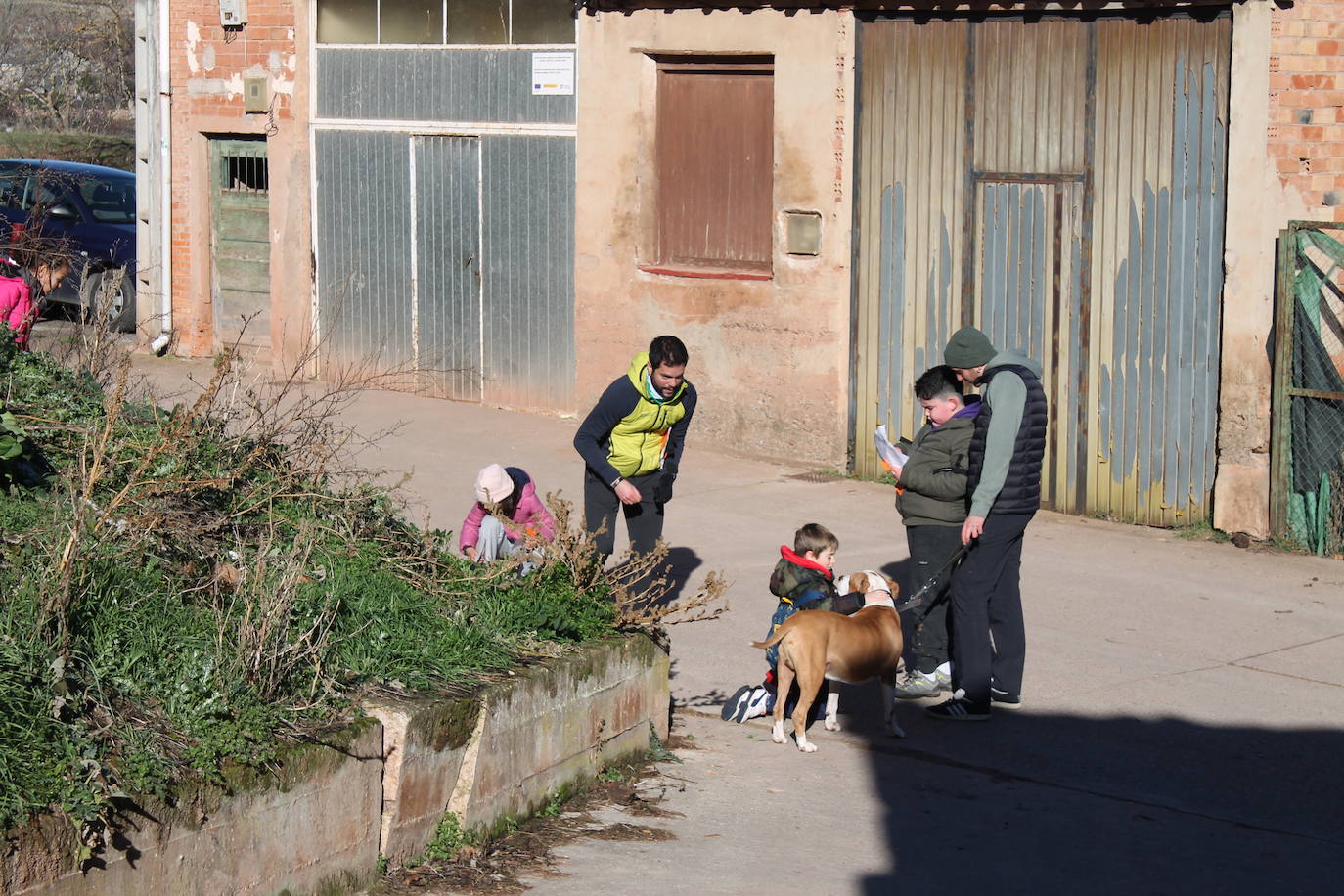 Carrera infantil de orientación en Badarán