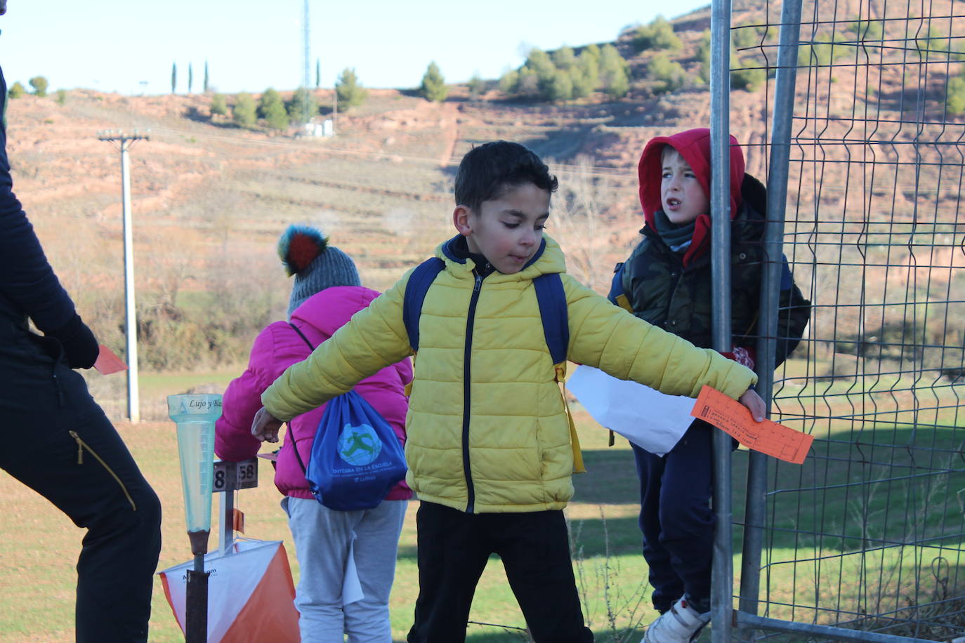 Carrera infantil de orientación en Badarán