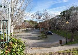 Imagen actual de los aparcamientos.