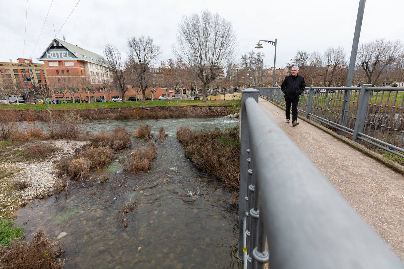 Ecologistas y pescadores alertan por la falta de agua en los ríos de La Rioja