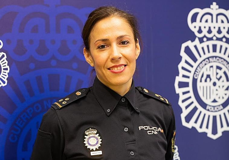 La inspectora Silvia Barrera, de la Jefatura Superior de La Rioja.