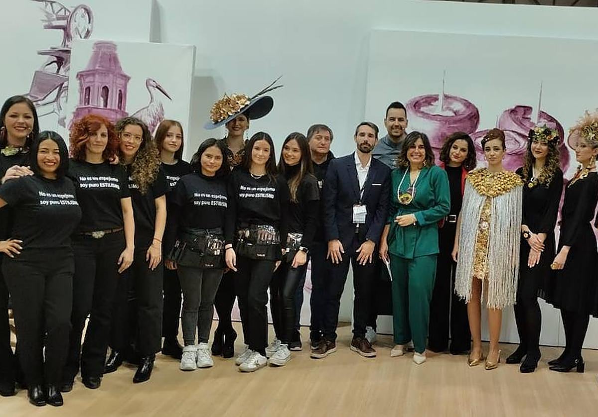 Participantes en las actividades de promoción de Calahorra en Fitur.