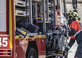 Bomberos del CEIS en una imagen de archivo.