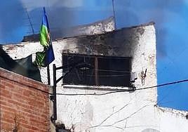 Incendio en una vivienda de la calle Zoquero de Calahorra