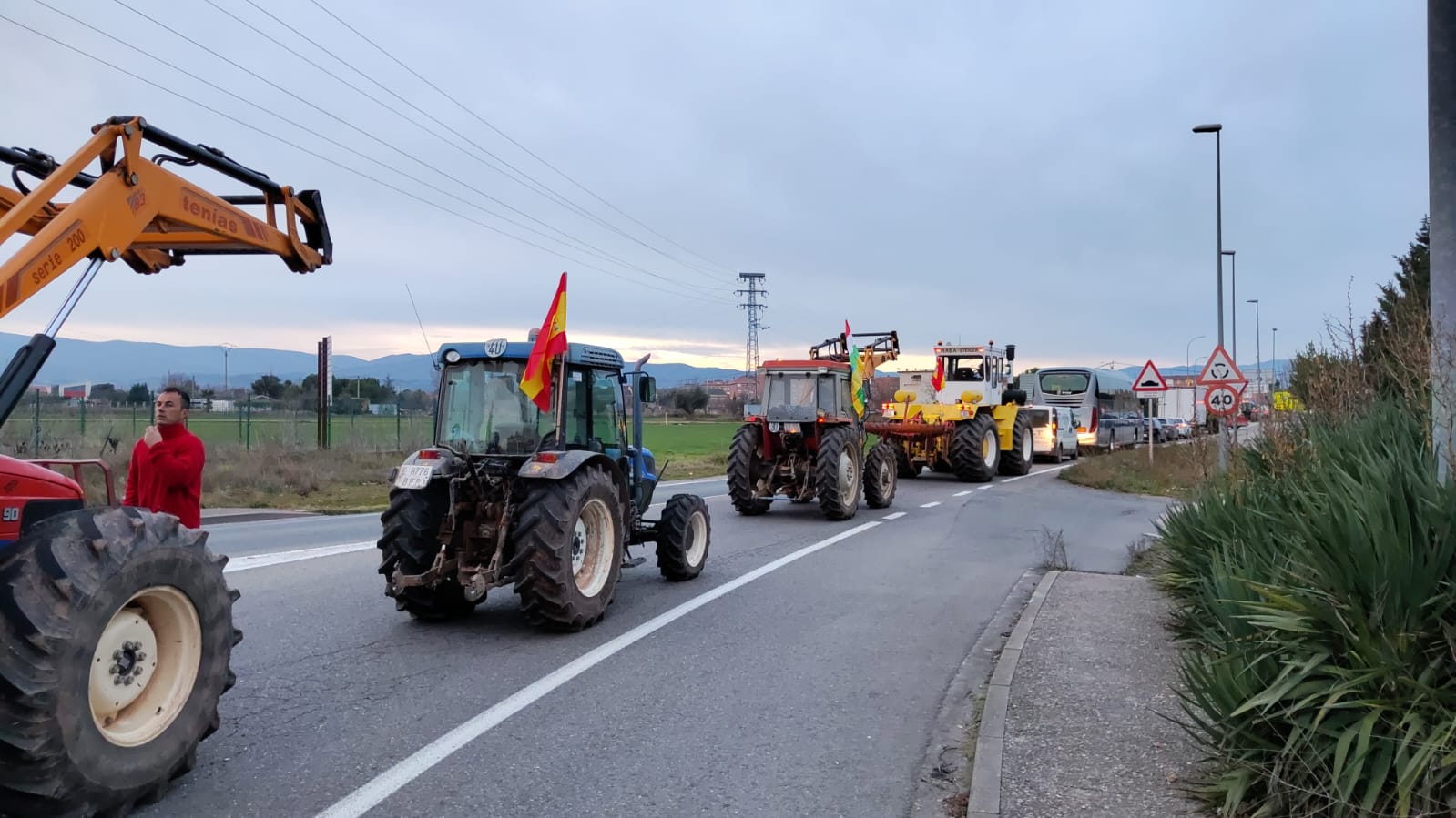 La movilización de Nájera, en imágenes