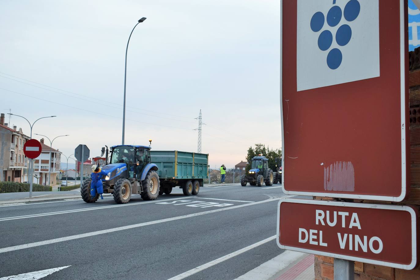 Las imágenes de los agricultores protestando en El Sequero