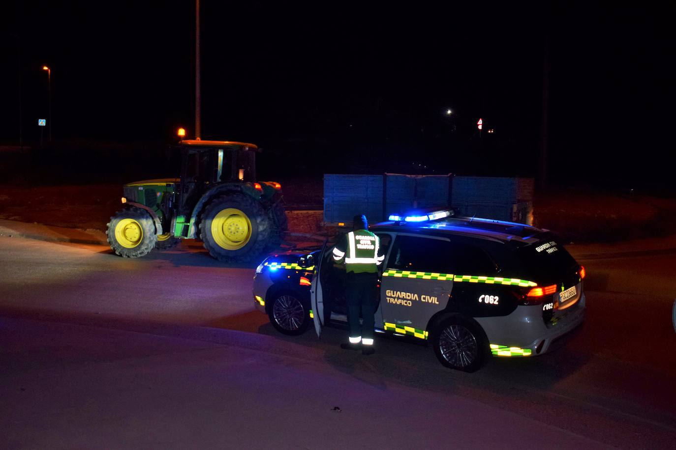 Fotos de la protesta agraria en Villamediana