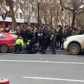 Al menos un agricultor detenido por un altercado en Logroño