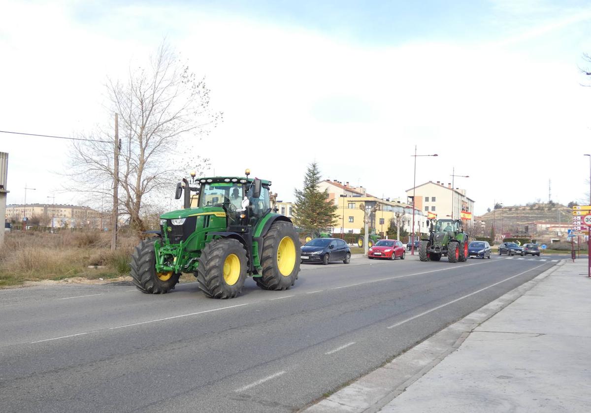 Circulación lenta en la comarca de Haro