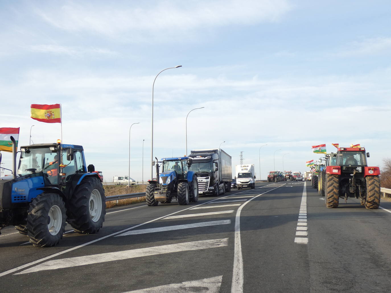 Circulación lenta en la comarca de Haro