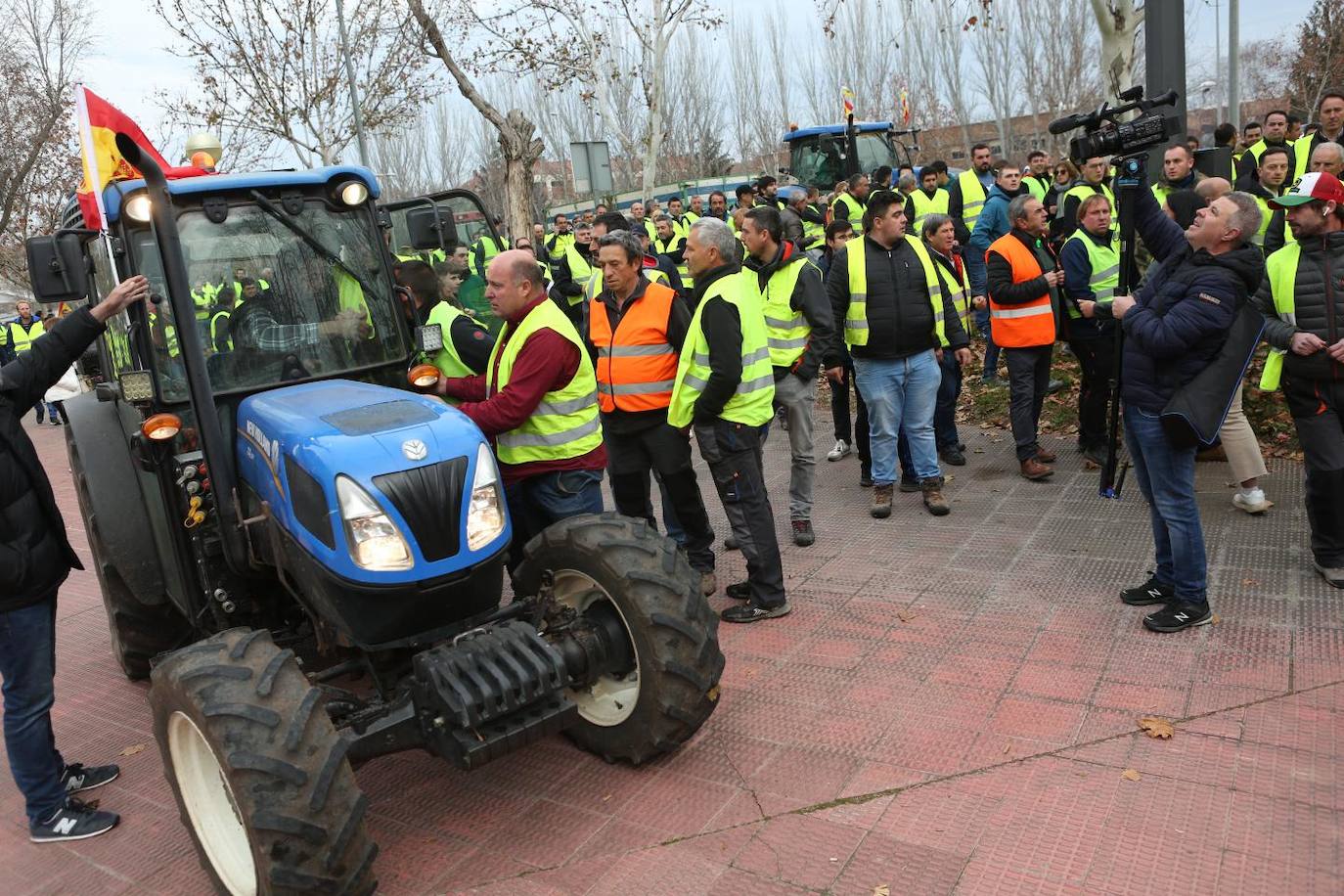 Las imágenes de la protesta en Logroño