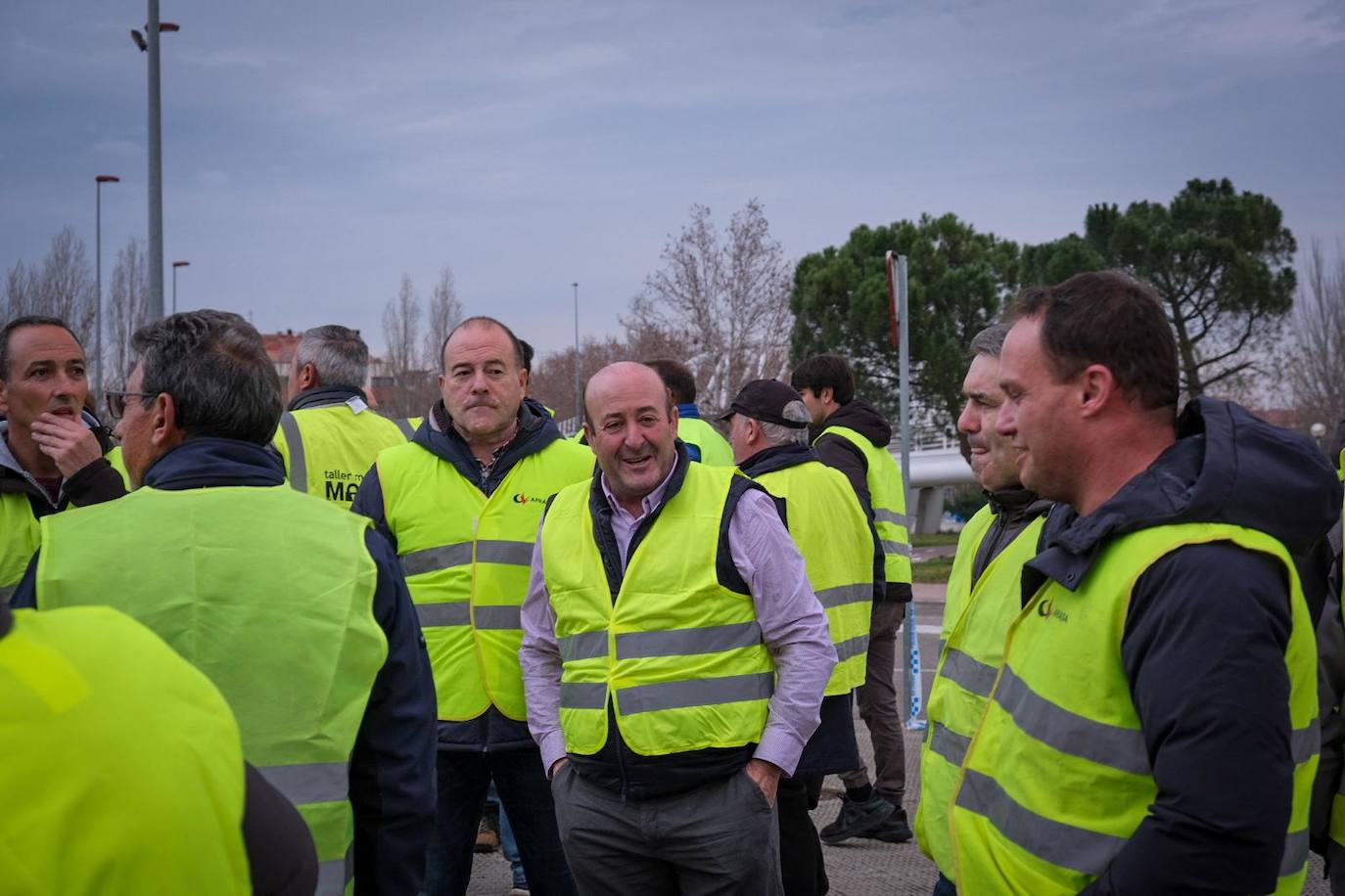 Las imágenes de la protesta en Logroño