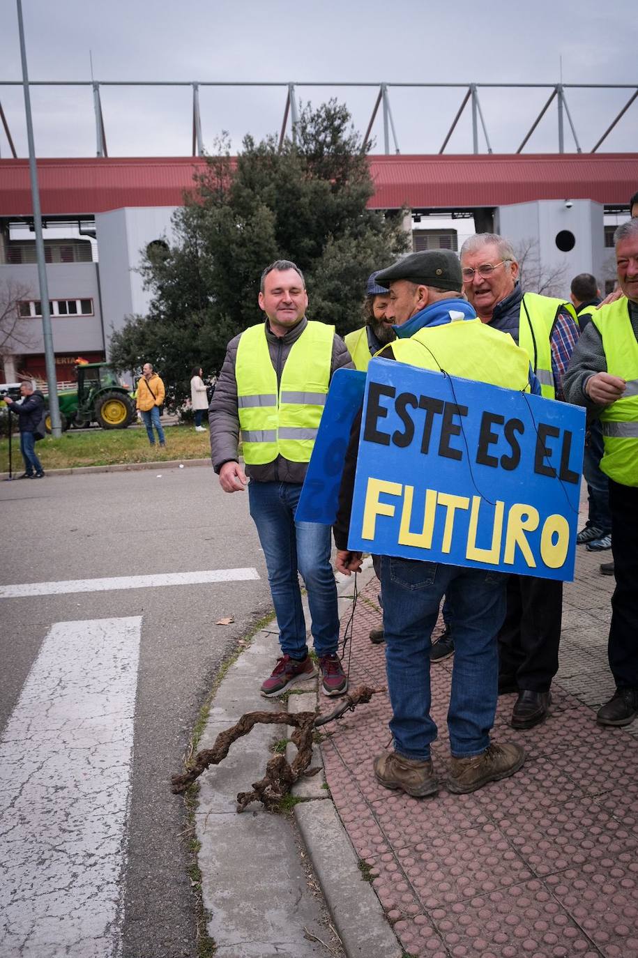 Las imágenes de la protesta en Logroño