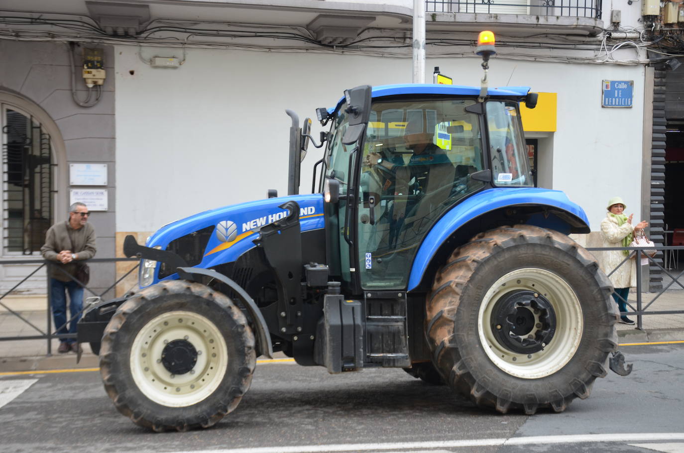 La tractorada en Calahorra de esta cuarta jornada, en imágenes