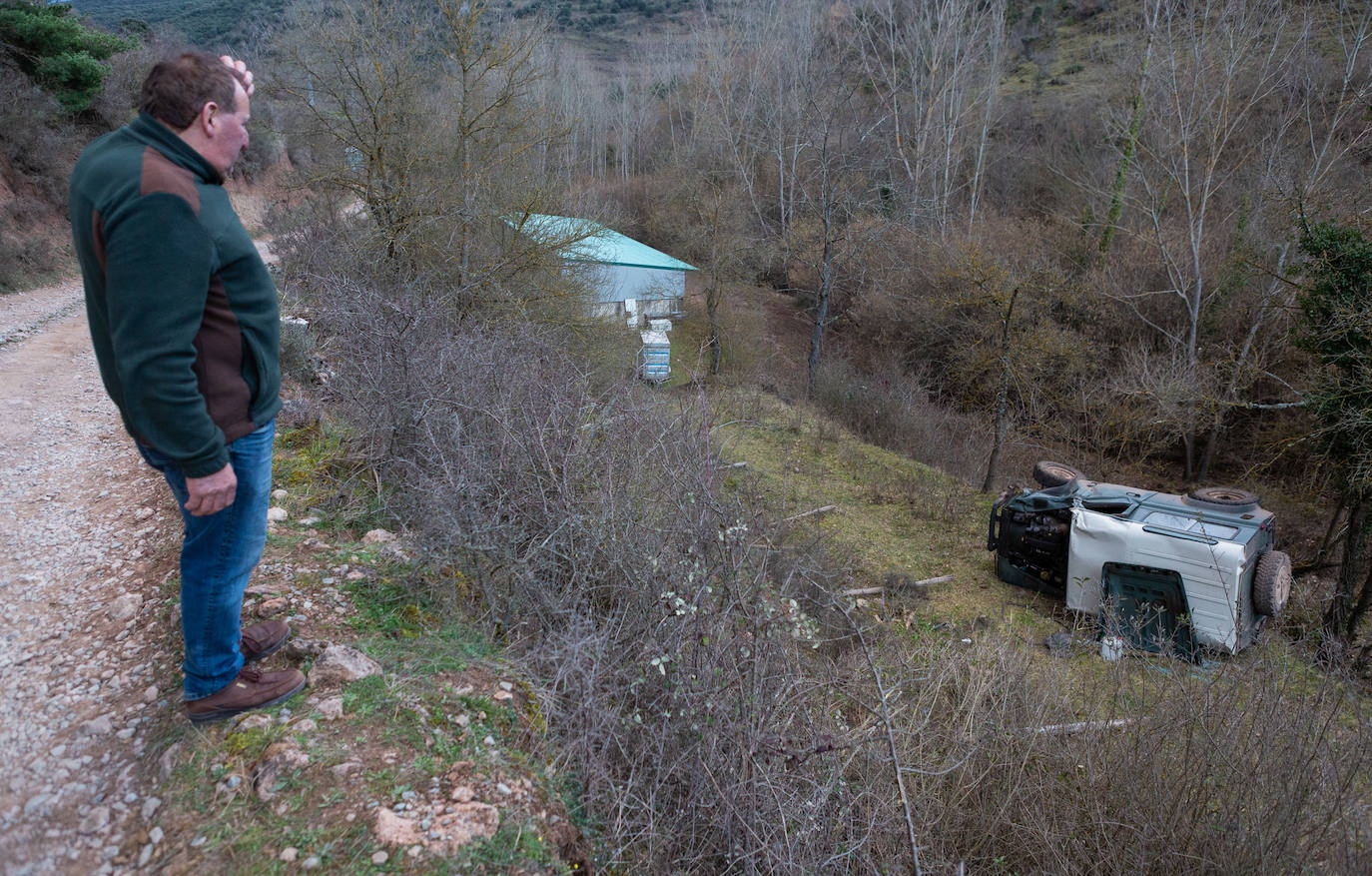 Las imágenes tras el accidente de San Millán