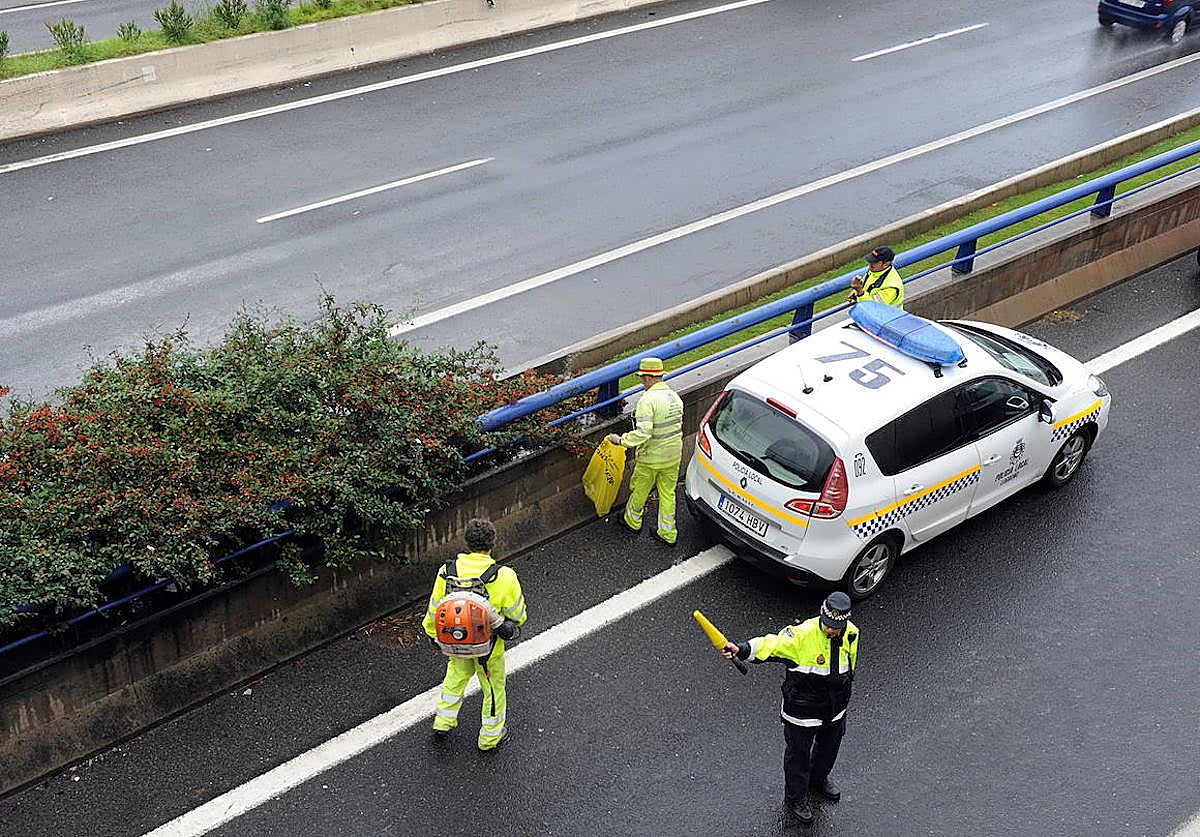 Cuatro heridos en dos accidentes en la circunvalación de Logroño
