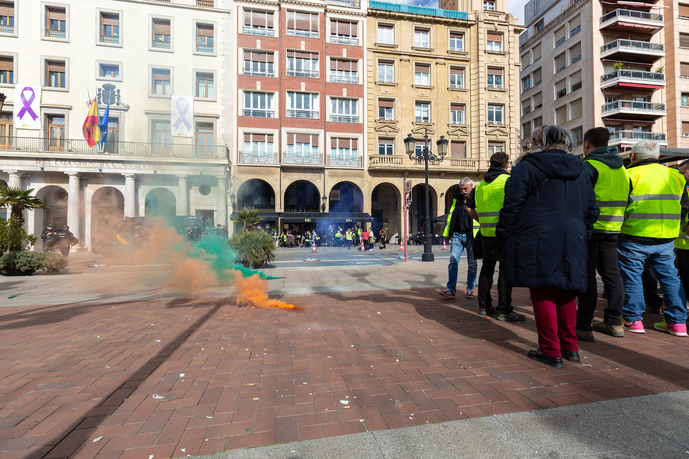 La protesta de los &#039;chalecos amarillos&#039; de este jueves, en imágenes (II)