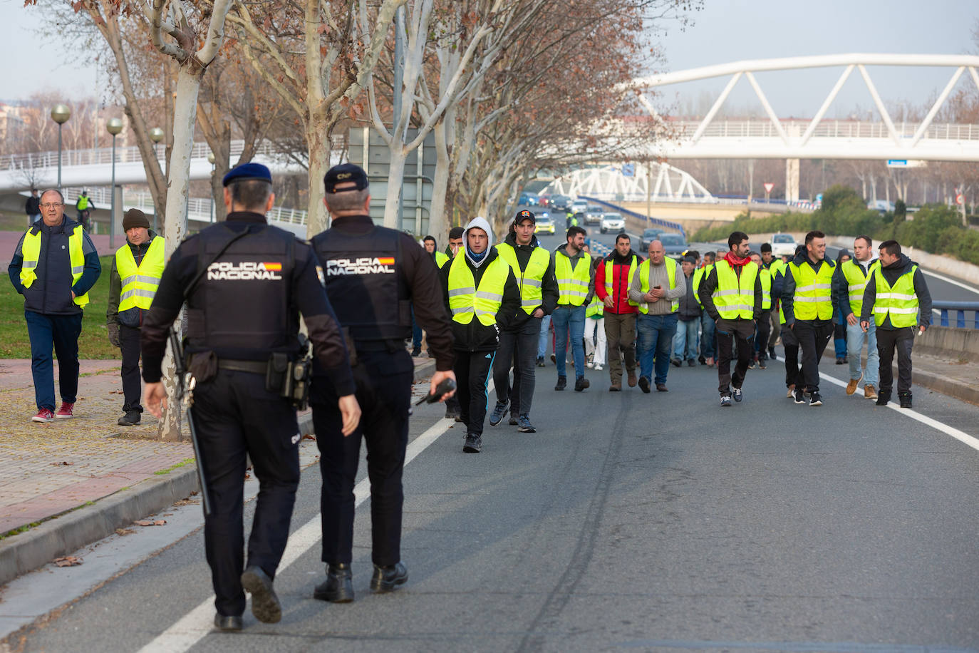 La protesta de los &#039;chalecos amarillos&#039; de este jueves, en imágenes (I)