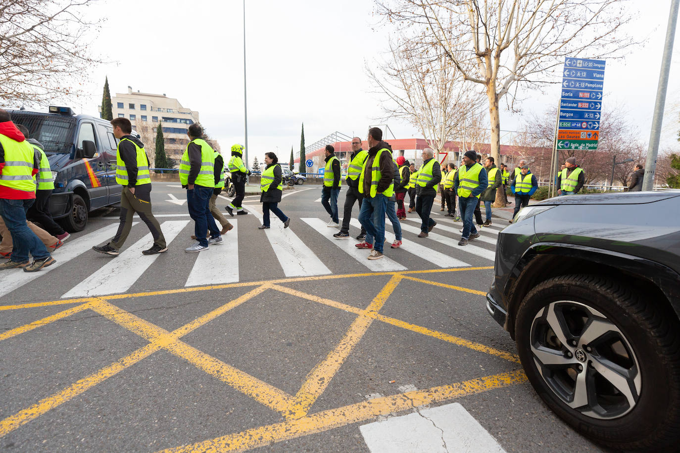 La protesta de los &#039;chalecos amarillos&#039; de este jueves, en imágenes (I)