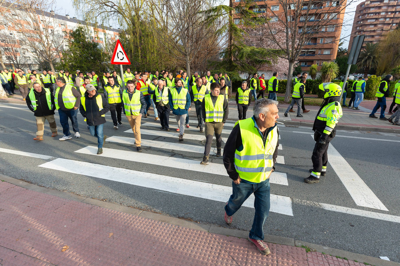 La protesta de los &#039;chalecos amarillos&#039; de este jueves, en imágenes (I)