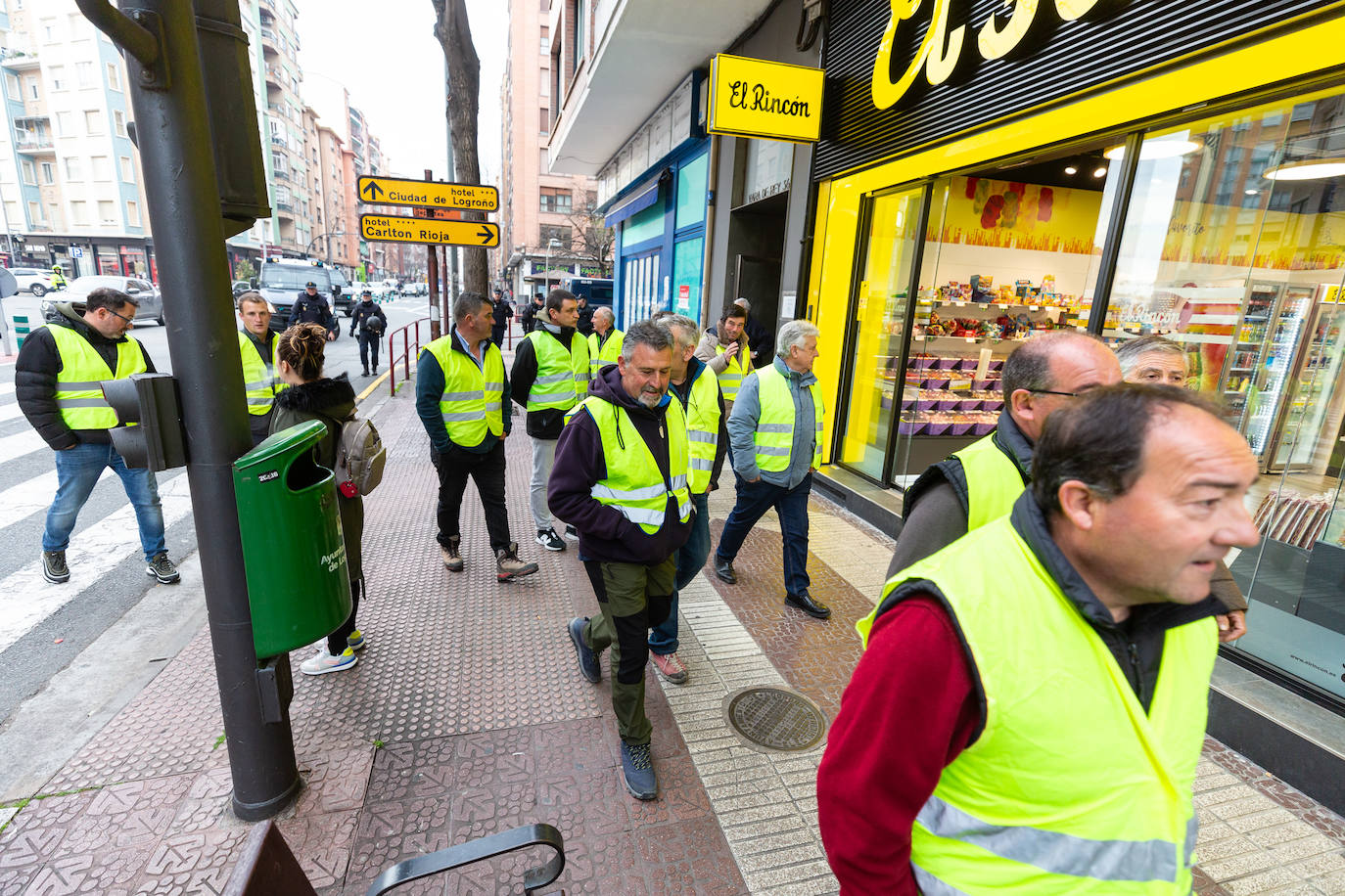 La protesta de los &#039;chalecos amarillos&#039; de este jueves, en imágenes (I)