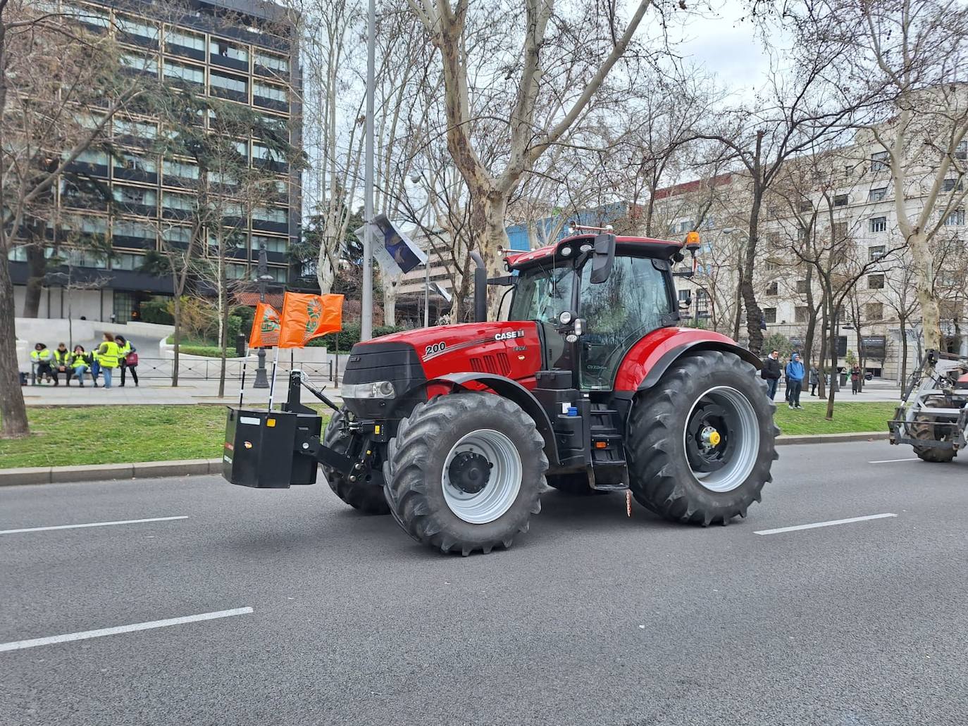 Los agricultores riojanos se manifiestan en Madrid