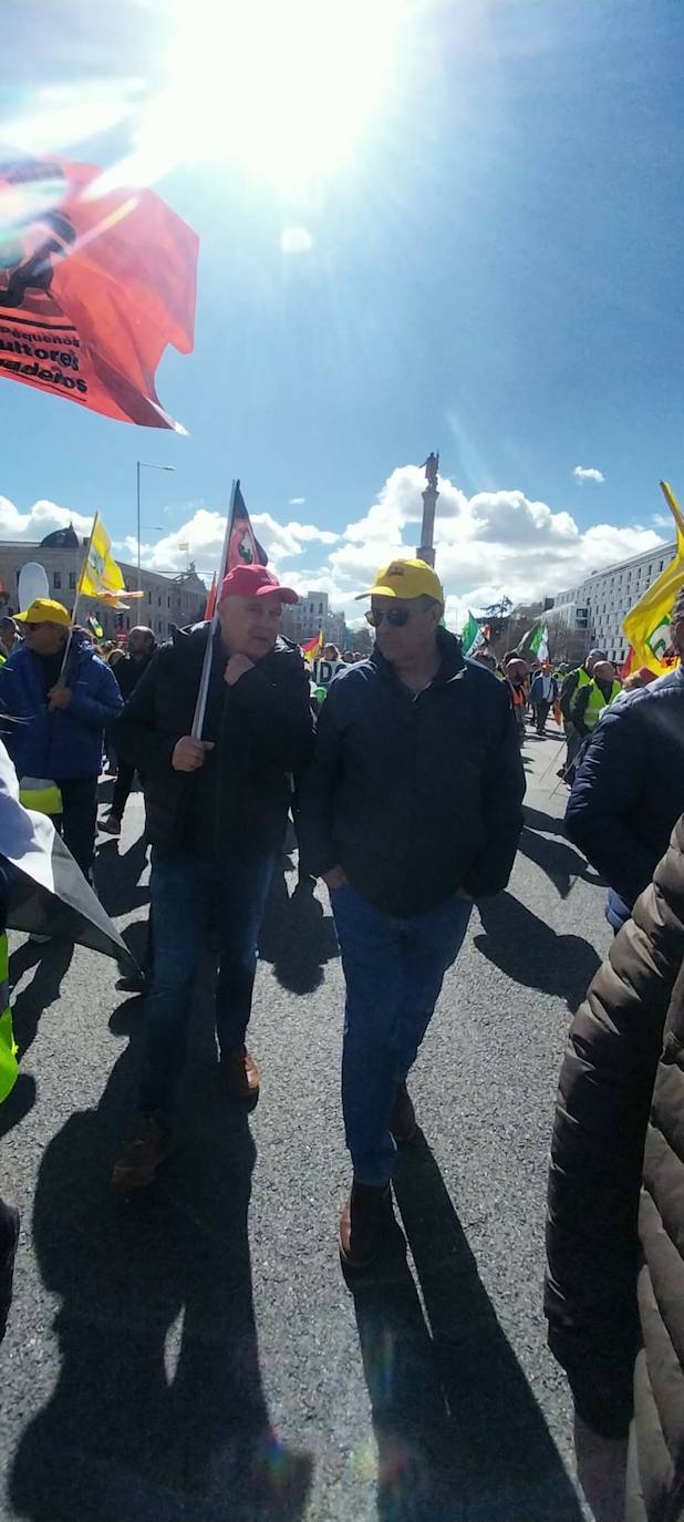 Los agricultores riojanos se manifiestan en Madrid